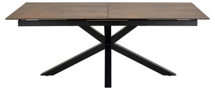 Valgomojo stalas Bendt Heaven, 200-240x100 cm, rudas kaina ir informacija | Virtuvės ir valgomojo stalai, staliukai | pigu.lt