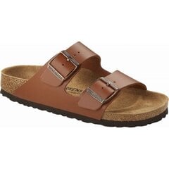 Šlepetės moterims Birkenstock NL W 1019075, rudos цена и информация | Женские тапочки | pigu.lt