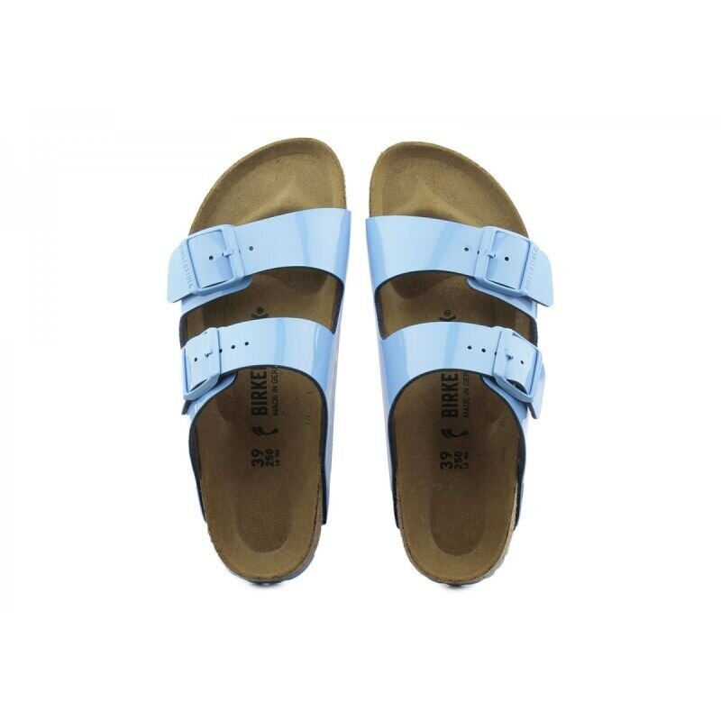 Šlepetės moterims Birkenstock Arizona BF, mėlynos kaina ir informacija | Basutės moterims | pigu.lt