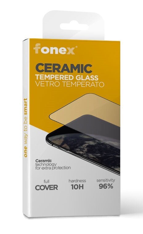 Apsauginis stiklas Fonex 3D Ceramic iPhone 14 PRO kaina ir informacija | Apsauginės plėvelės telefonams | pigu.lt