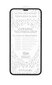 Apsauginis stiklas Fonex 3D Ceramic iPhone 14 PRO kaina ir informacija | Apsauginės plėvelės telefonams | pigu.lt