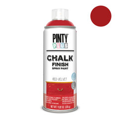 Матовая аэрозольная краска на водной основе Red Velvet CHALK PintyPlus 400ml цена и информация | Краска | pigu.lt