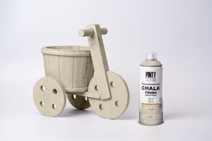 Матовая аэрозольная краска на водной основе Cream CHALK PintyPlus 400ml цена и информация | Краска | pigu.lt