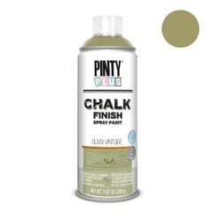 Матовая аэрозольная краска на водной основе Olive Vintage CHALK PintyPlus 400ml цена и информация | Краска | pigu.lt