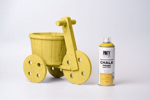 Purškiami dažai PintyPlus Chalk, geltoni, 400ml kaina ir informacija | Dažai | pigu.lt