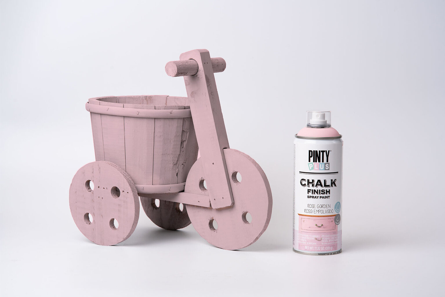 Purškiami dažai PintyPlus Chalk, rausvi, 400ml kaina ir informacija | Dažai | pigu.lt