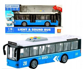 Autobusas su šviesos ir garso efektais City Service kaina ir informacija | Žaislai berniukams | pigu.lt