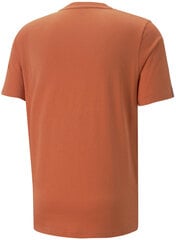 Puma marškinėliai vyrams Ess+ Tape Tee 847382 94, oranžiniai kaina ir informacija | Vyriški marškinėliai | pigu.lt
