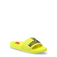 Šlepetės moterims Love Moschino, geltonos цена и информация | Женские тапочки | pigu.lt