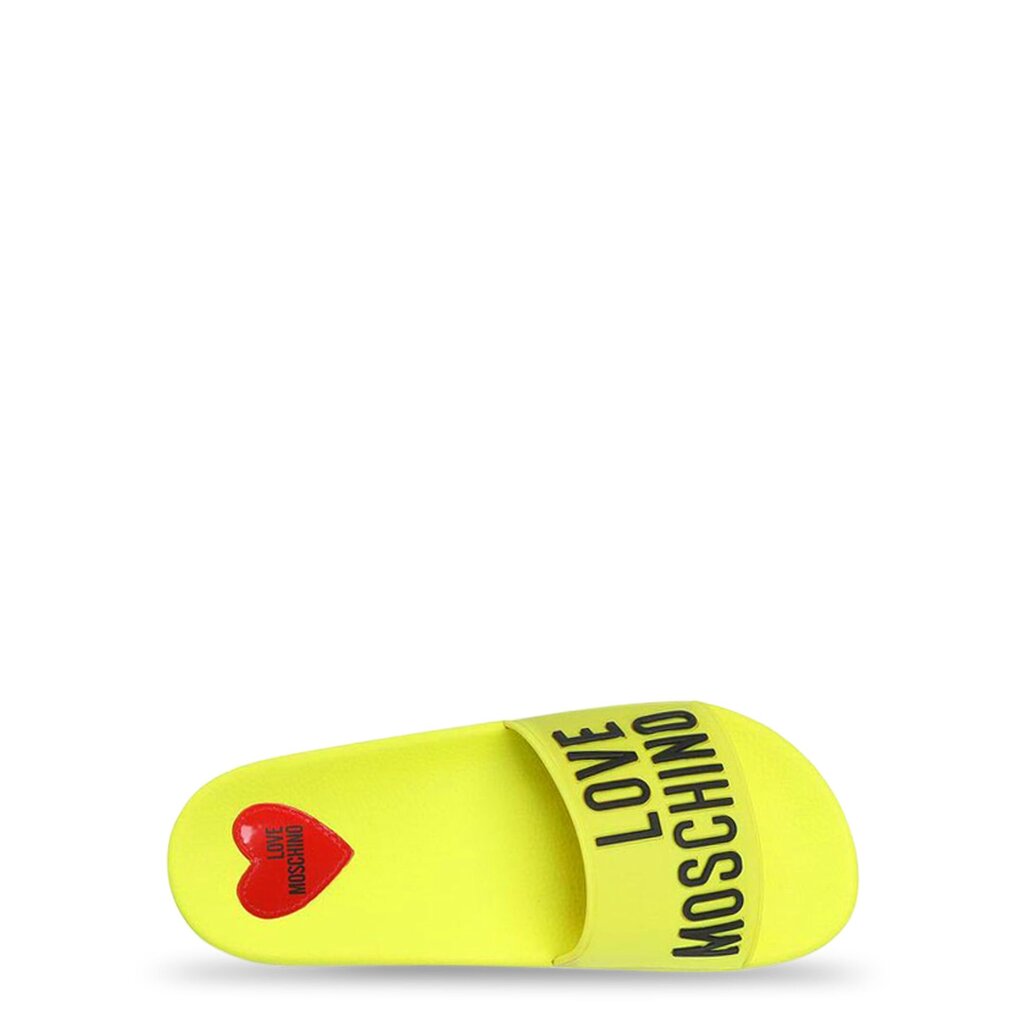 Šlepetės moterims Love Moschino, geltonos kaina ir informacija | Šlepetės moterims | pigu.lt