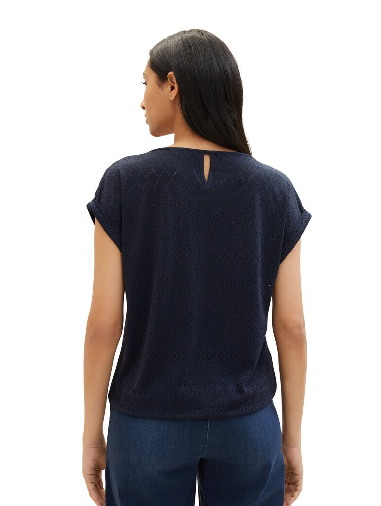 Tom Tailor marškinėliai moterims 4066887744785, mėlyni kaina ir informacija | Marškinėliai moterims | pigu.lt