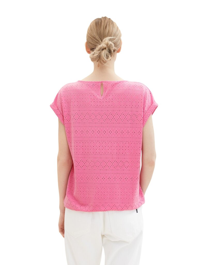 Tom Tailor marškinėliai moterims 4066887744624, rožiniai цена и информация | Marškinėliai moterims | pigu.lt
