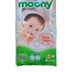 Sauskelnės MOONY L 9-14 kg (58) цена и информация | Moony Товары для детей и младенцев | pigu.lt