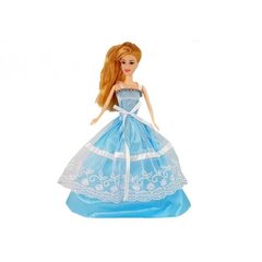 Lėlė mėlyna suknele su priedais Lean Toys цена и информация | Игрушки для девочек | pigu.lt