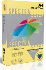 Spalvotas popierius Spectra Color, A4, 80gsm, 500 lapų, geltonas kaina ir informacija | Sąsiuviniai ir popieriaus prekės | pigu.lt