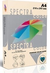 Spalvotas popierius Spectra Color, A4, 160gsm, 250 lapų, dramblio kaulo kaina ir informacija | Sąsiuviniai ir popieriaus prekės | pigu.lt
