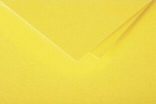 Dekoratyvinis vokas Pollen Clairefontaine, geltonas kaina ir informacija | Vokeliai, atvirukai | pigu.lt