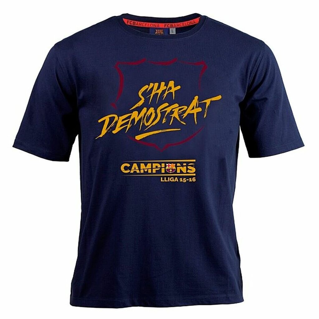 Sportiniai marškinėliai F.C. Barcelona S'ha Demostrat 15/16, XL, mėlyni kaina ir informacija | Futbolo apranga ir kitos prekės | pigu.lt