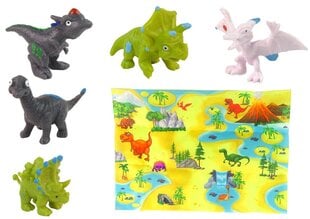 Dinozaurų kiaušinių dažymo rinkinys Lean Toys kaina ir informacija | Lavinamieji žaislai | pigu.lt