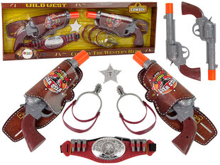 Kaubojaus šautuvų rinkinys Lean Toys Wild West Cowboy kaina ir informacija | Žaislai berniukams | pigu.lt