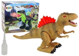Dinozauras spjaudantis ugnimi Lean Toys, rudas kaina ir informacija | Žaislai berniukams | pigu.lt