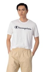 Champion marškinėlisi vyrams 77981, balti цена и информация | Футболка мужская | pigu.lt