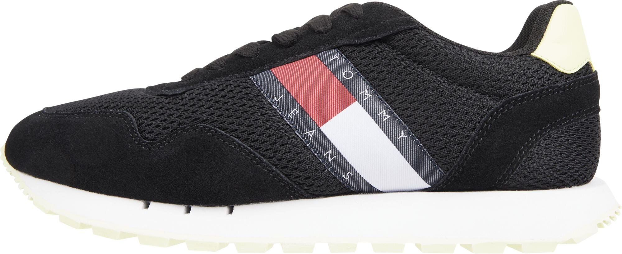 Sportiniai batai vyrams Tommy Hilfiger Jeans 78056, juodi цена и информация | Kedai vyrams | pigu.lt