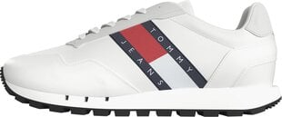 Sportiniai batai vyrams Tommy Hilfiger Jeans 78058, balti kaina ir informacija | Kedai vyrams | pigu.lt