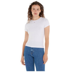 Tommy Hilfiger marškinėliai moterims 78309, balti kaina ir informacija | Marškinėliai moterims | pigu.lt