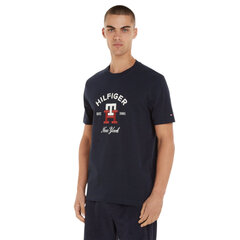 Tommy Hilfiger marškinėliai vyrams 78390, mėlyni цена и информация | Мужские футболки | pigu.lt