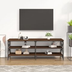 vidaXL Televizoriaus spintelė, ruda ąžuolo, 140x40x50cm, mediena kaina ir informacija | TV staliukai | pigu.lt