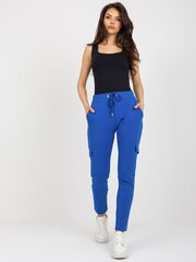 Женские спортивные штаны, темно-синие цена и информация | Брюки | pigu.lt