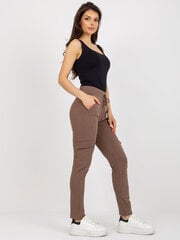 Женские спортивные штаны, коричневые  цена и информация | Брюки | pigu.lt