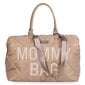 Mamos krepšys Childhome Mommy bag, Puffered beige kaina ir informacija | Vežimėlių priedai | pigu.lt