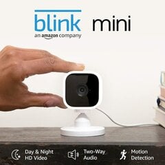 Blink Mini Compact indoor plug-in цена и информация | Камеры видеонаблюдения | pigu.lt