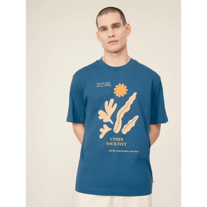 Marškinėliai vyrams Outhorn M OTHSS23TTSHM461-33S, mėlyni kaina ir informacija | Vyriški marškinėliai | pigu.lt