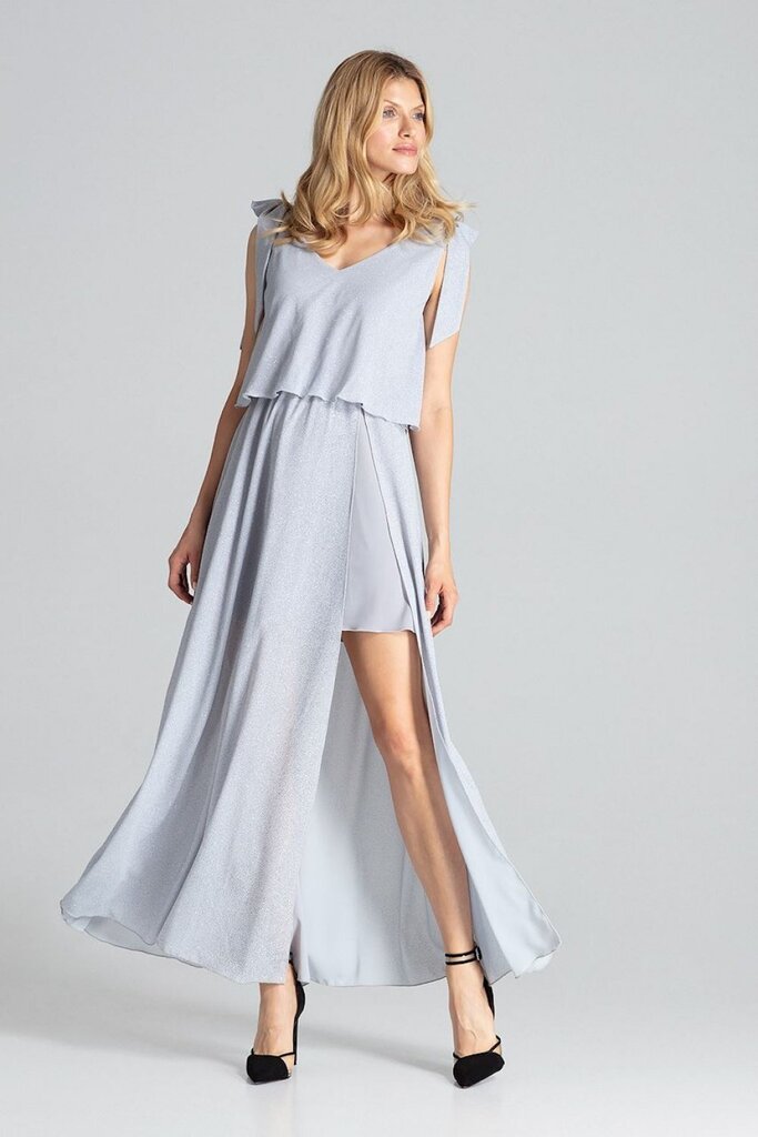 Suknelė moterims Figl, pilka kaina ir informacija | Suknelės | pigu.lt