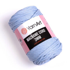 Mezgimo siūlai YarnArt Macrame Cord 3 MM 90g, spalva 760 kaina ir informacija | Mezgimui | pigu.lt