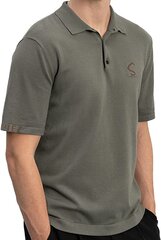 Мужская рубашка-поло Spiez, зеленая kaina ir informacija | Рубашка мужская | pigu.lt