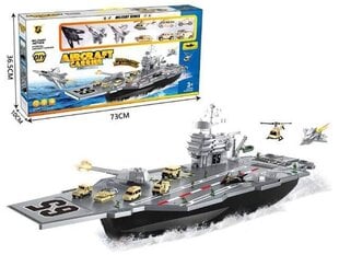 Didelis karinis laivas su lėktuvais ir automobiliais цена и информация | Игрушки для мальчиков | pigu.lt