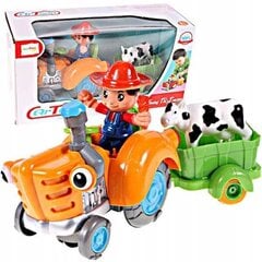 Žaislinis ūkininko traktorius su priekaba kaina ir informacija | Žaislai berniukams | pigu.lt