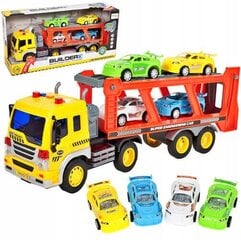 Sunkvežimis vilkikas su lengvaisiais automobiliais MalPlay kaina ir informacija | Žaislai berniukams | pigu.lt