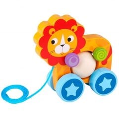 Medinis traukiamas liūtas kaina ir informacija | Žaislai kūdikiams | pigu.lt