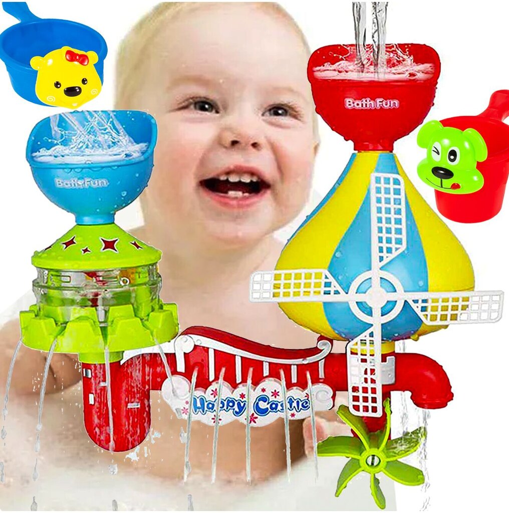 Vonios žaislas kūdikiams Pilis цена и информация | Žaislai kūdikiams | pigu.lt