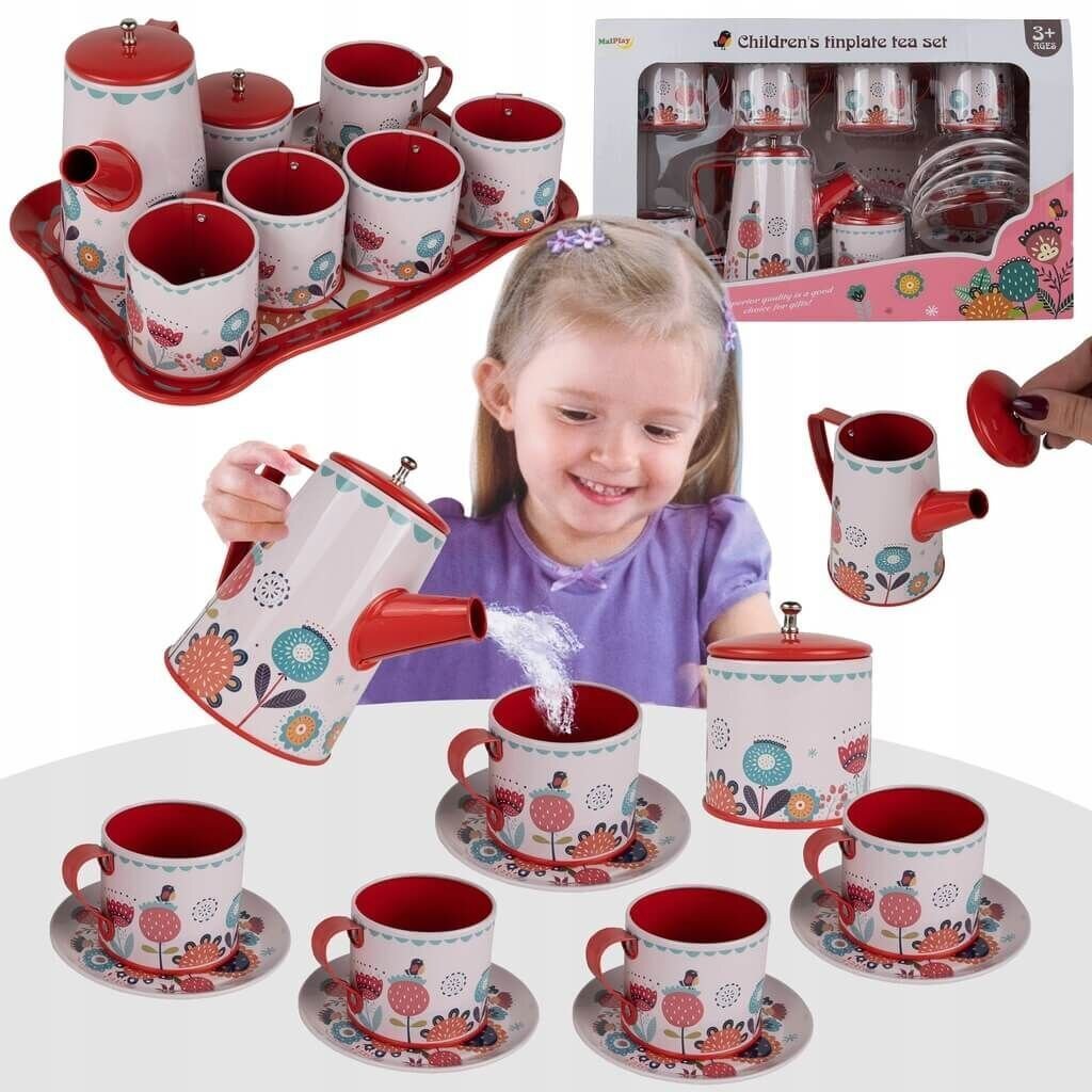 Metalinis arbatos rinkinys MalPlay kaina ir informacija | Žaislai mergaitėms | pigu.lt