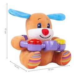 Interaktyvus pliušinis šuo, 17 cm цена и информация | Мягкие игрушки | pigu.lt