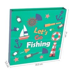 Medinis žvejybos žaidimas su magnetinėmis raidėmis kaina ir informacija | Lavinamieji žaislai | pigu.lt