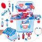 Žaislinis daktaro rinkinys lagamine su ratukais цена и информация | Žaislai mergaitėms | pigu.lt