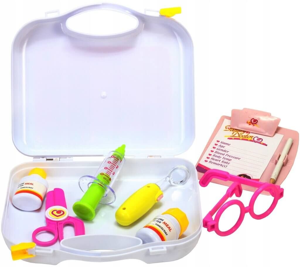 Žaislinis daktaro rinkinys su lagaminu kaina ir informacija | Žaislai mergaitėms | pigu.lt