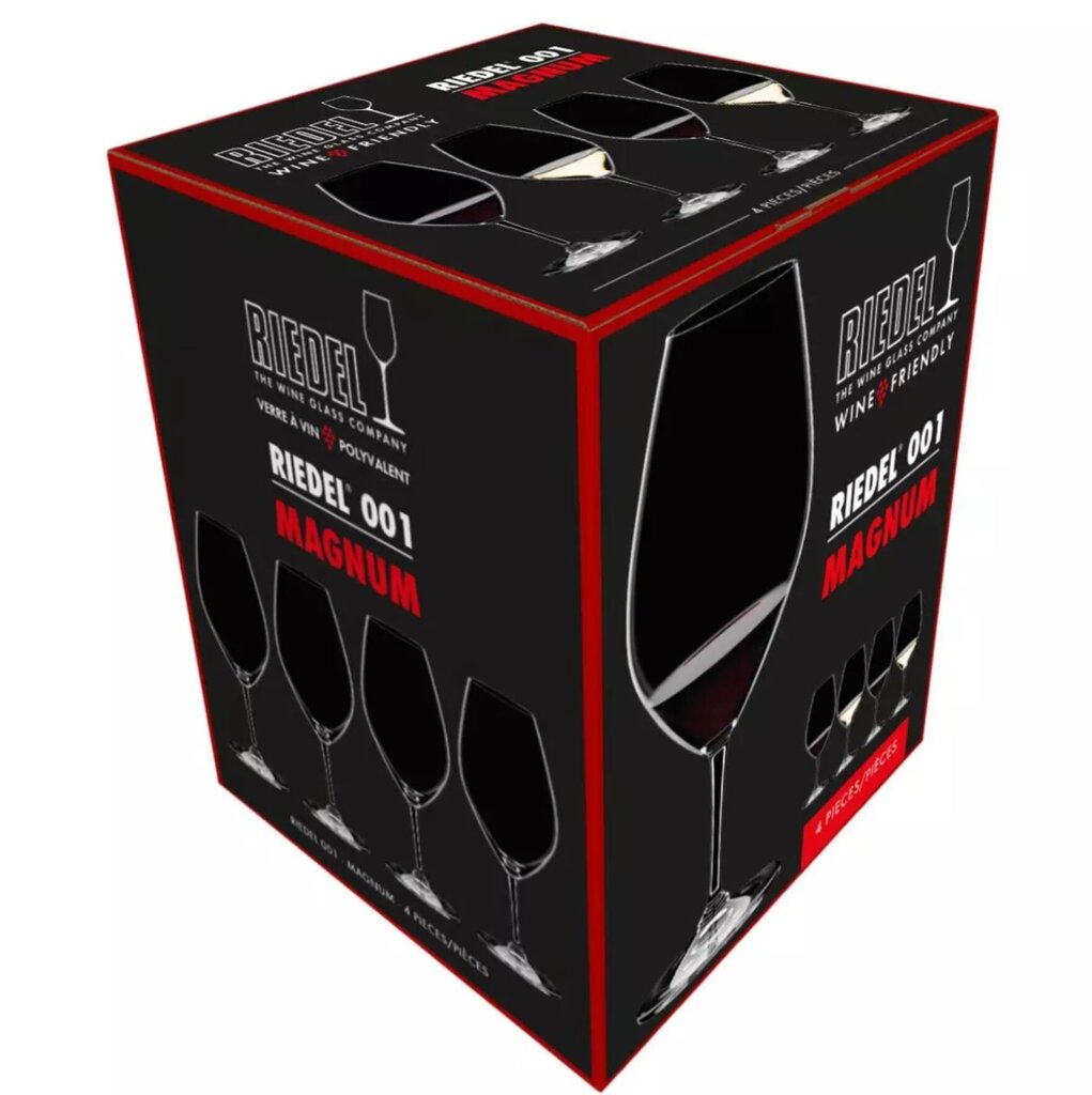 Riedel Wine Friendly Magnum vyno taurių rinkinys, 4 vnt kaina ir informacija | Taurės, puodeliai, ąsočiai | pigu.lt